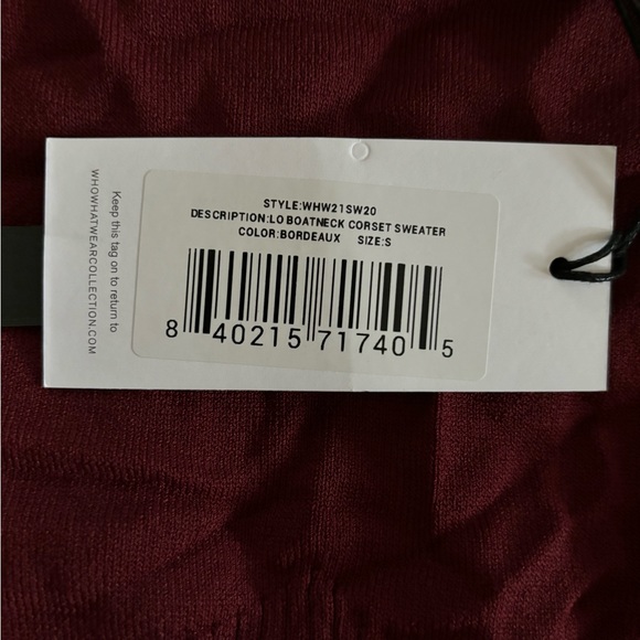 Who What Wear Boat Neck Sweater - Picture 4 of 4